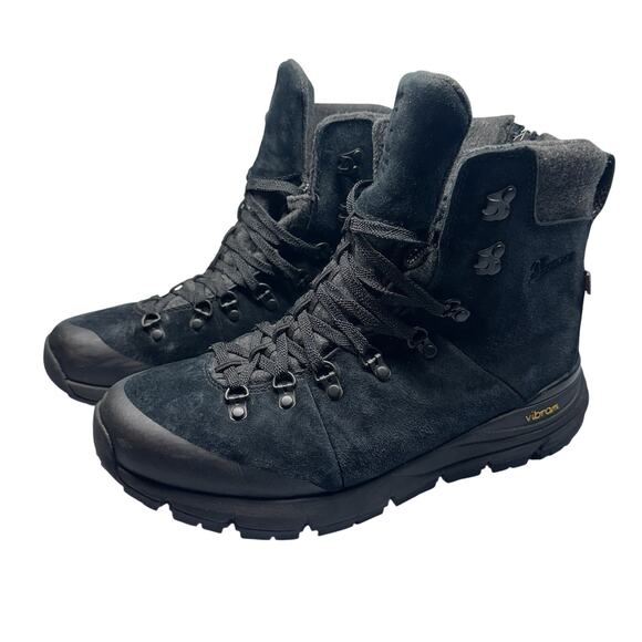 DANNER Arctic 600 200G 7" Waterproof Hiking Boot Men's Size US 10 EE Black - Picture 1 of 16
